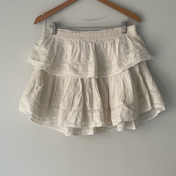 LoveShackFancy Ruffle Mini Heritage Skirt - Picture 5 of 15